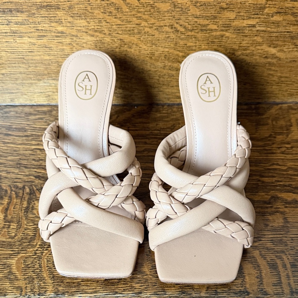 Ash Women's Braided Cream Mules